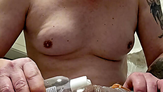 Masturbation with a vibrator