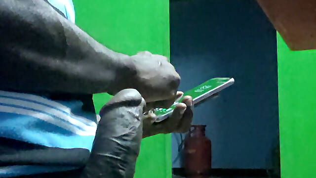 Indian Tamil Mature Man Mastrubation on the Chair