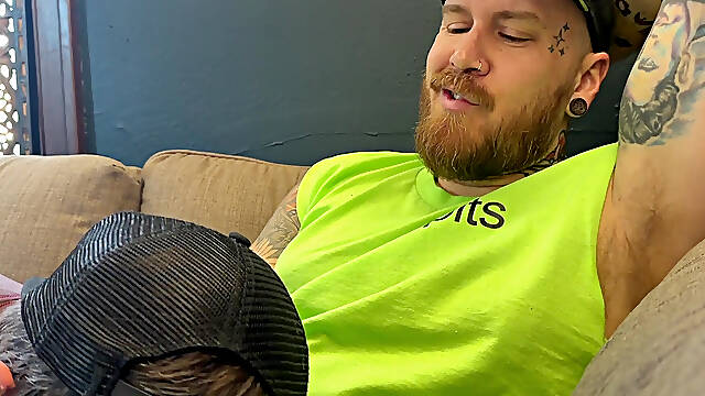 Sharing YoungBuck with a Blond Otter Jock