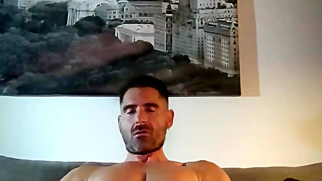 Playing with My Cock Using Both Hads