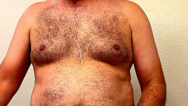 Full blown silliness as I get out of the shower and dry off