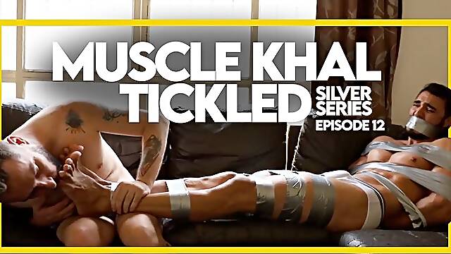 Muscle Khal Tied and Tickled by Tonny Tape - Silver Series 3 - Episode 12 (1080p) Gay Bondage - Gay Domination - Tape Bondage - Tickling - Underwear - Foot Fetish - BDSM - Muscle Worship -...