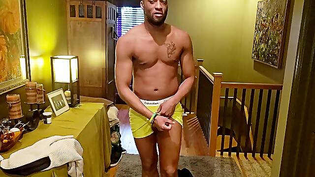 MADE TO jism! Kennie Jai gets masturbate off lessons from Daddybear!