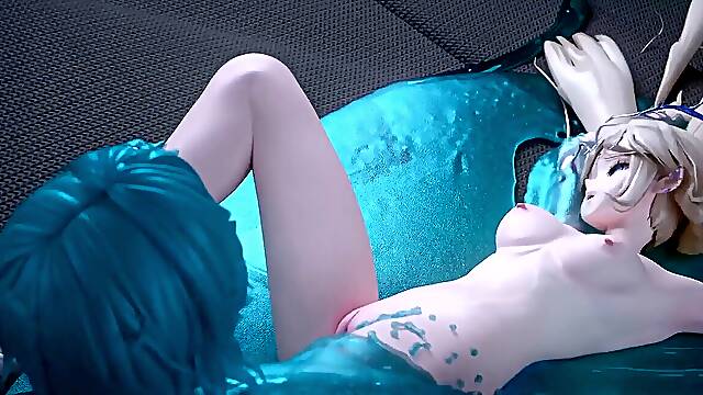 Wuwa Cartethyia super hot lesbian fuck-fest