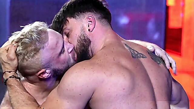 Bearded Muscle Jocks bare wrestling Leads To Explosive explosions - RagingStallion