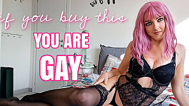 If You Buy This You Are Gay - Femdom Bi JOI